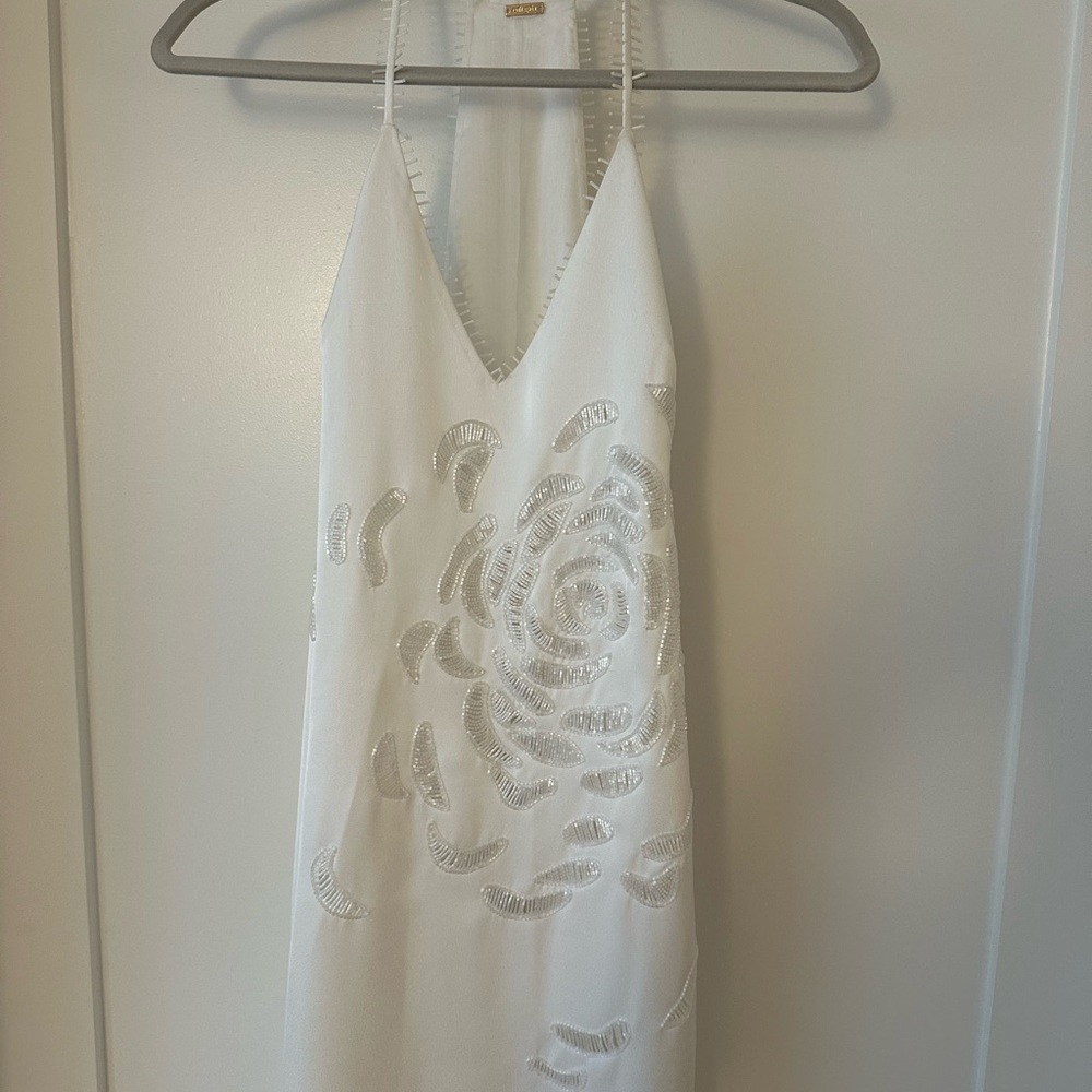 Cult Gaia Varena Gown with hand beaded Rose